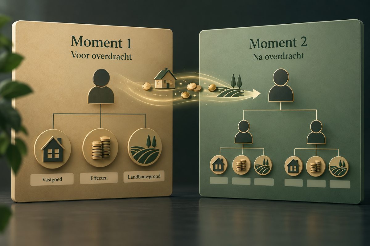 Twee modelversies naast elkaar voor vergelijking van overdrachtsmomenten