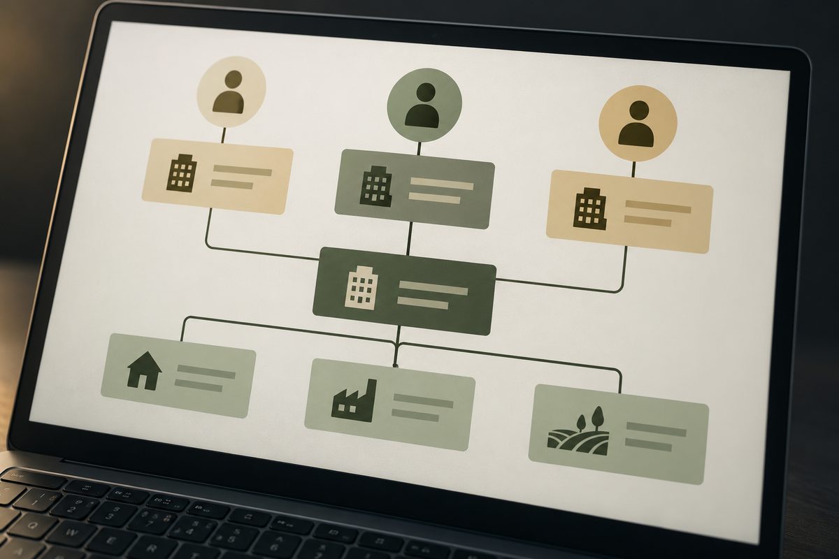 Illustratieve Structuurkaart van bestaande eigendomsrelaties